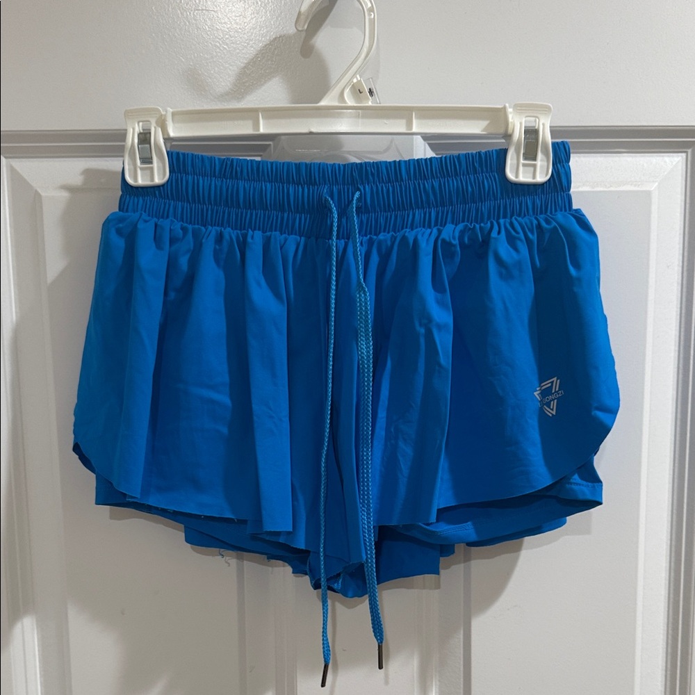 Blue Women's Athletic Shorts